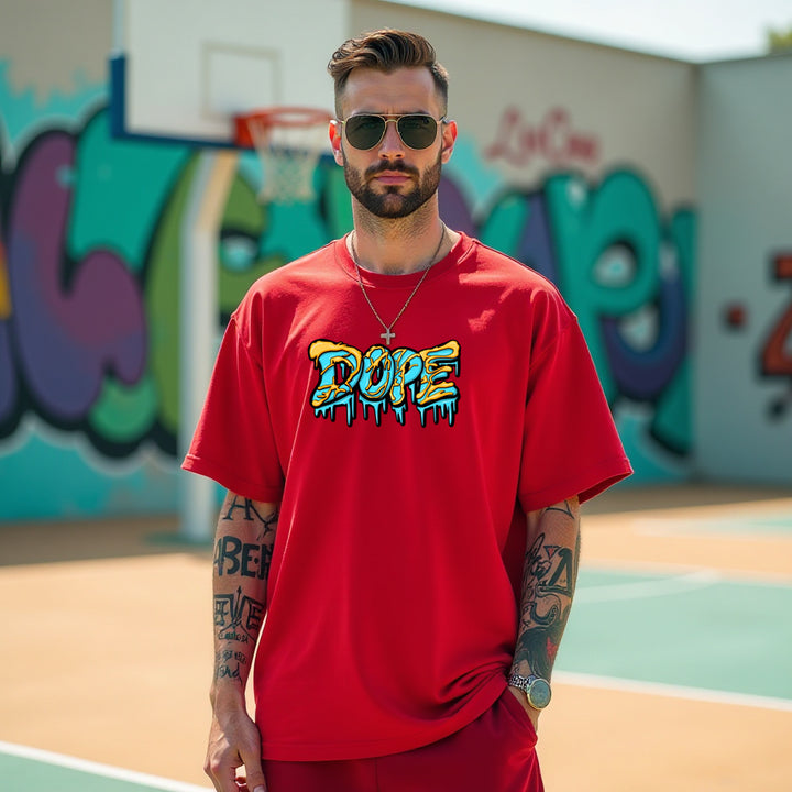 Dope Red Oversized T shirts