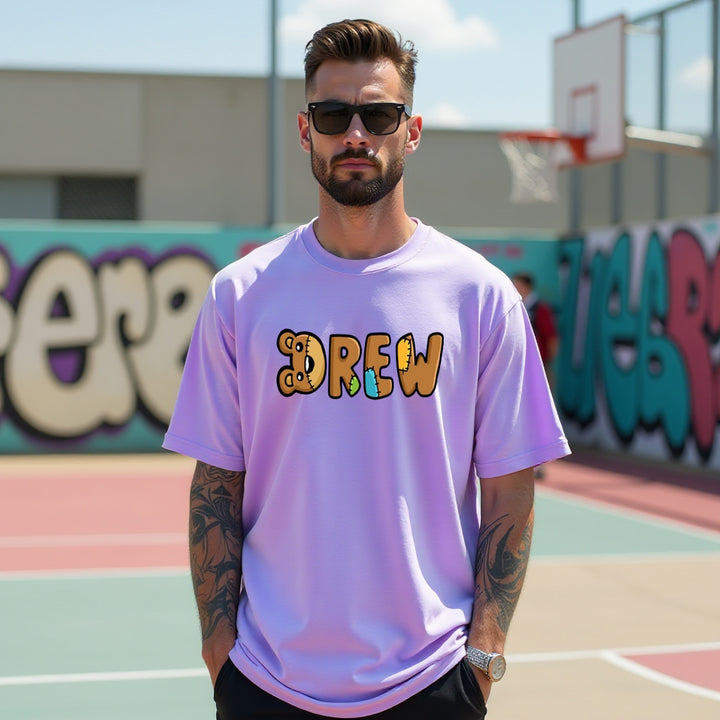 Drew Lavender Oversized T shirts