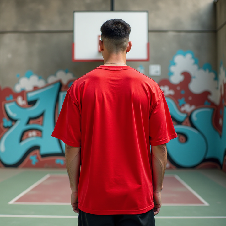 Dope Red Oversized T shirts