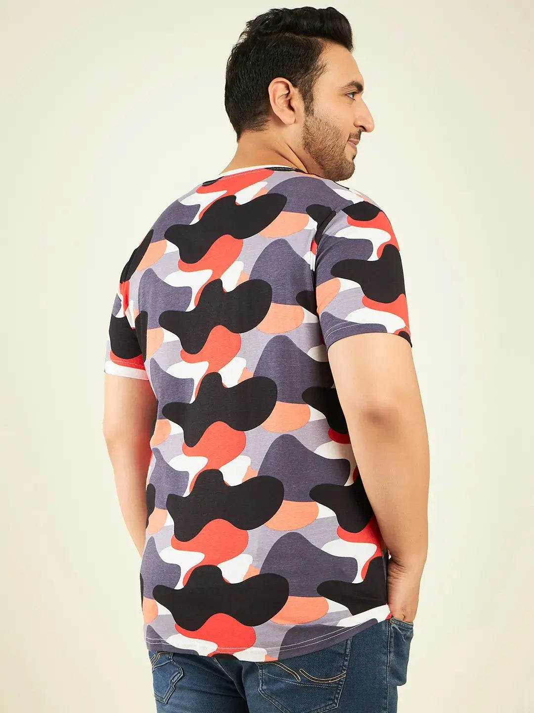 Cow Printed Plus Size T-Shirt By Rodzen
