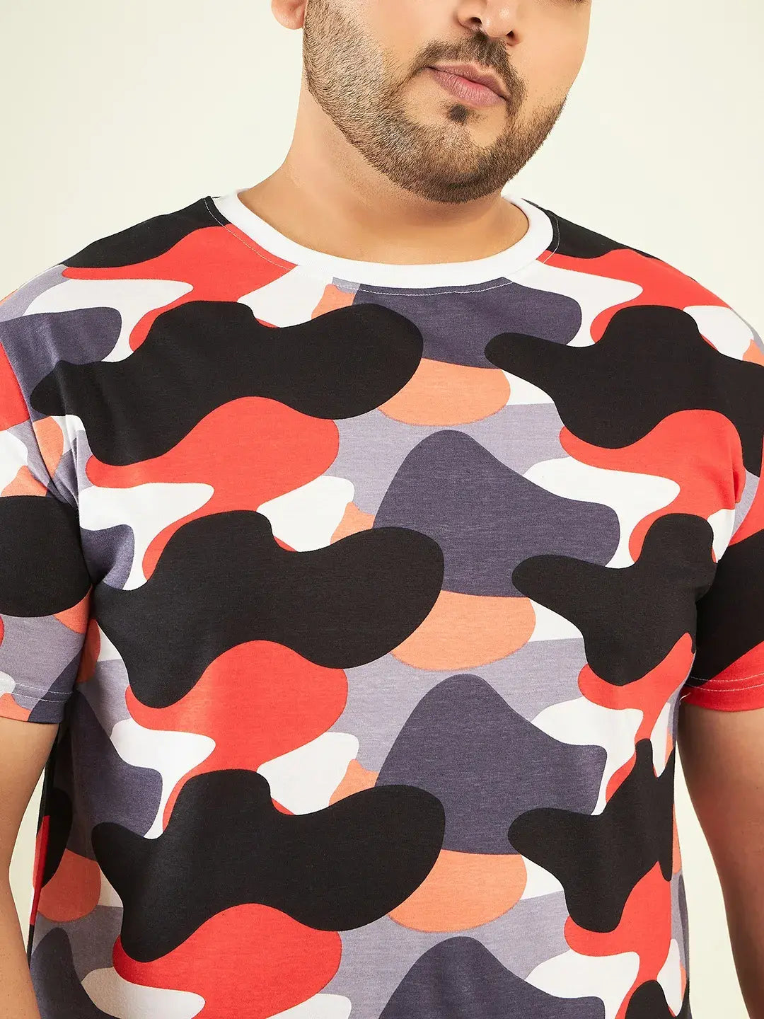 Cow Printed Plus Size T-Shirt By Rodzen