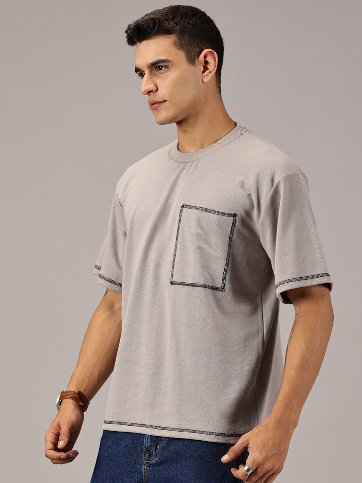 drop shoulder t shirt mens