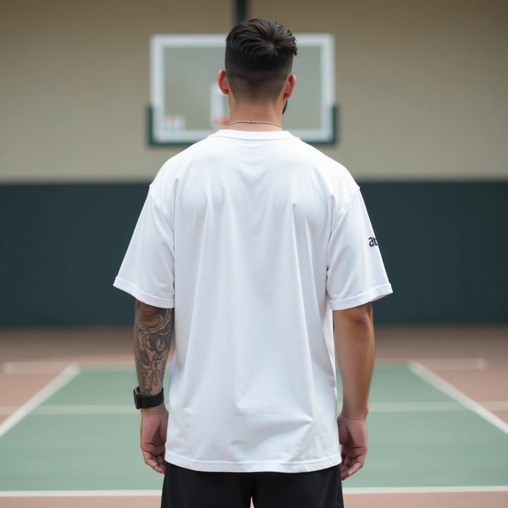 Gangster White Oversized T shirts.