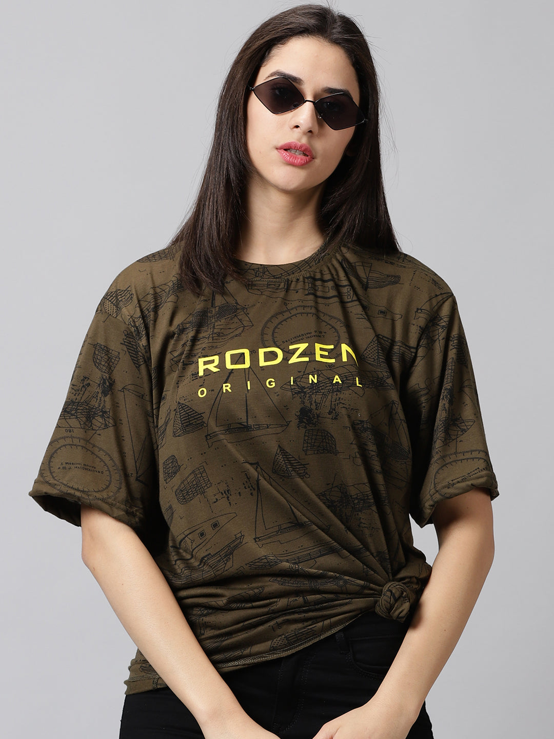 Printed Oversized T-Shirts- By Rodzen