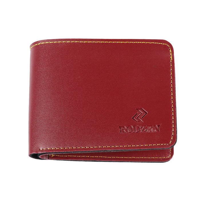 Buy Stylish Wallet For Men (Red)- By Rodzen