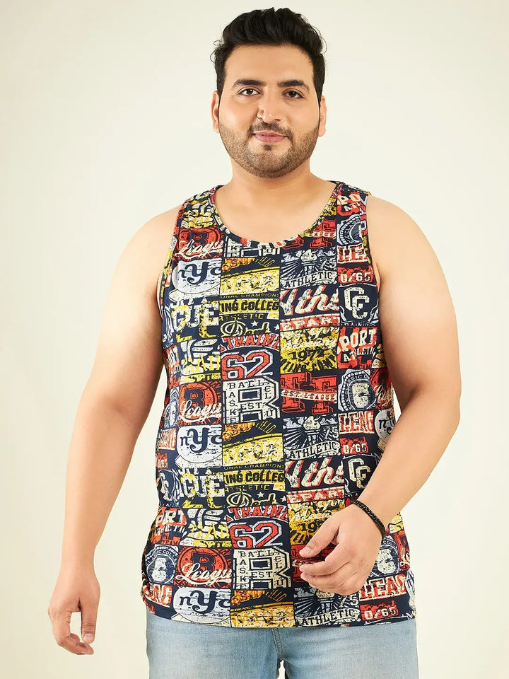 Multicolor Plus-Sized Vest By Rodzen.