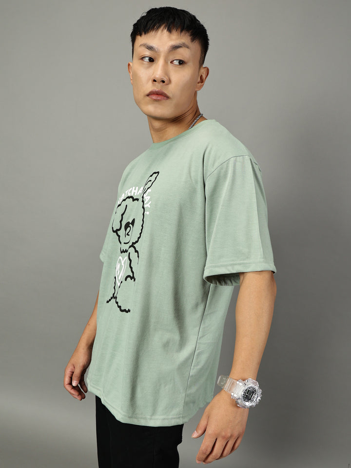 Teddy Green Oversized T-Shirt - By Rodzen