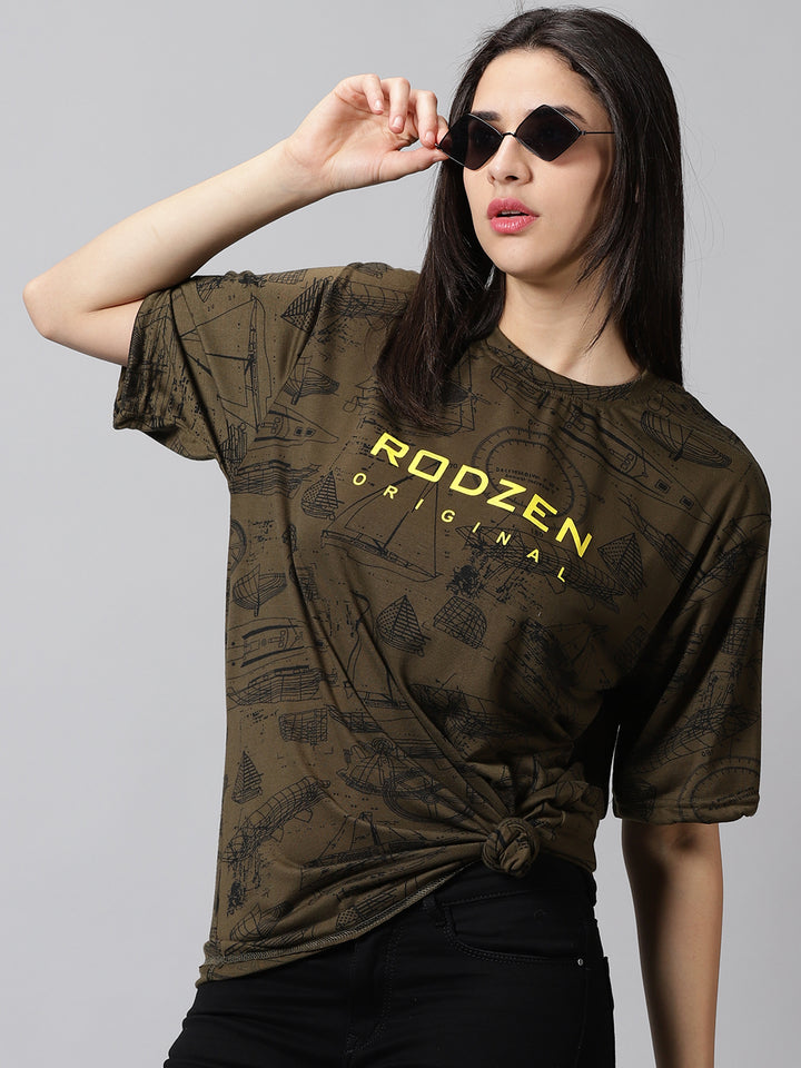 Printed Oversized T-Shirts- By Rodzen