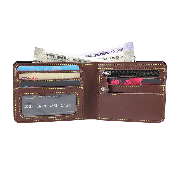 Buy Stylish Wallet For Men (Brown)- By Rodzen