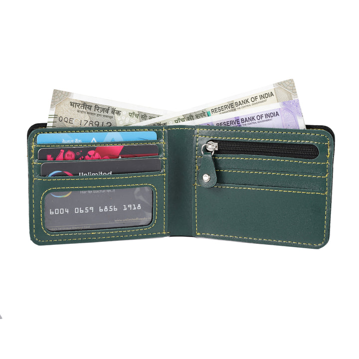 Buy Stylish Wallet For Men (Green)- By Rodzen