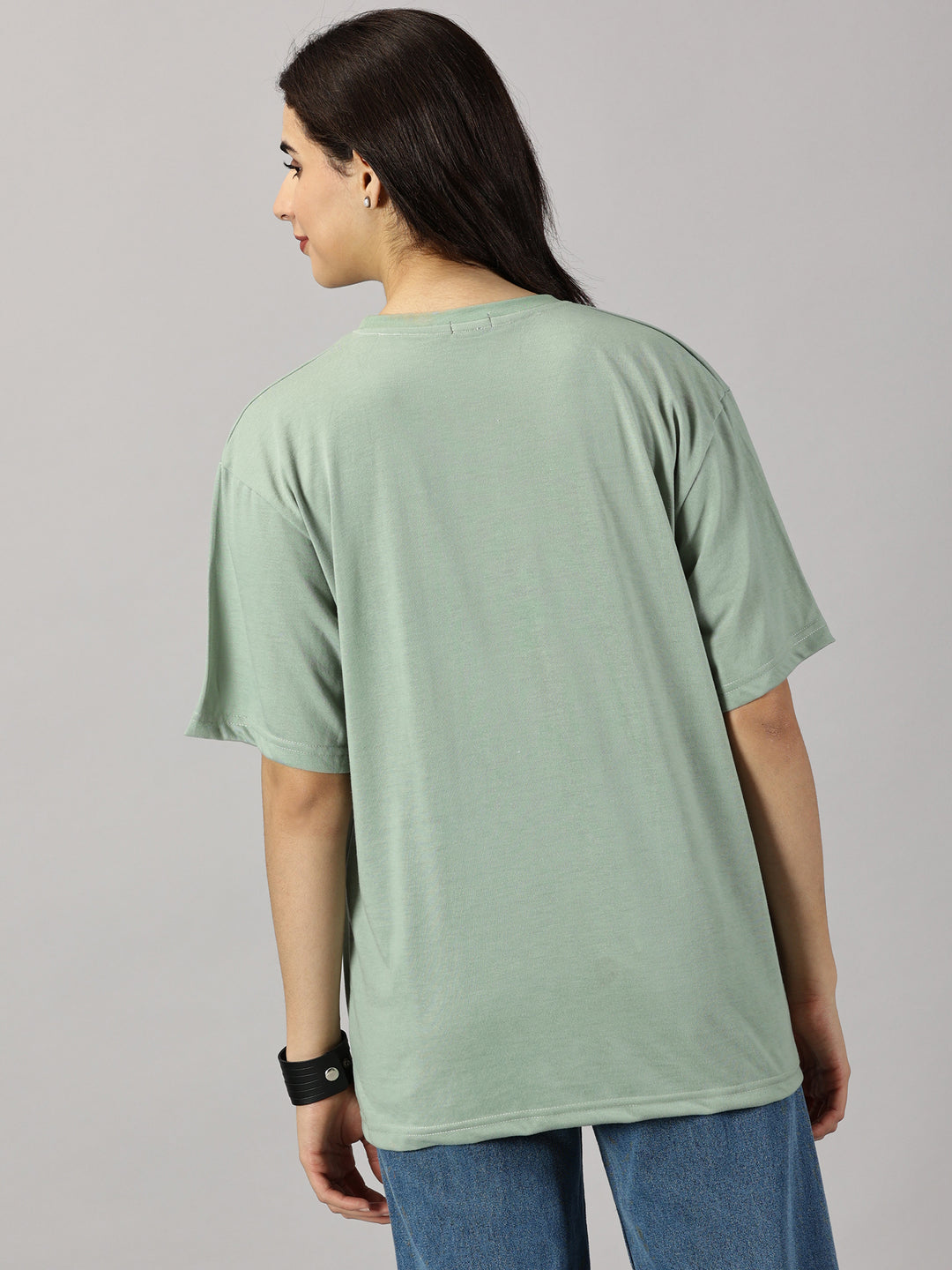 Teddy Green Oversized T-Shirt For Women- By Rodzen