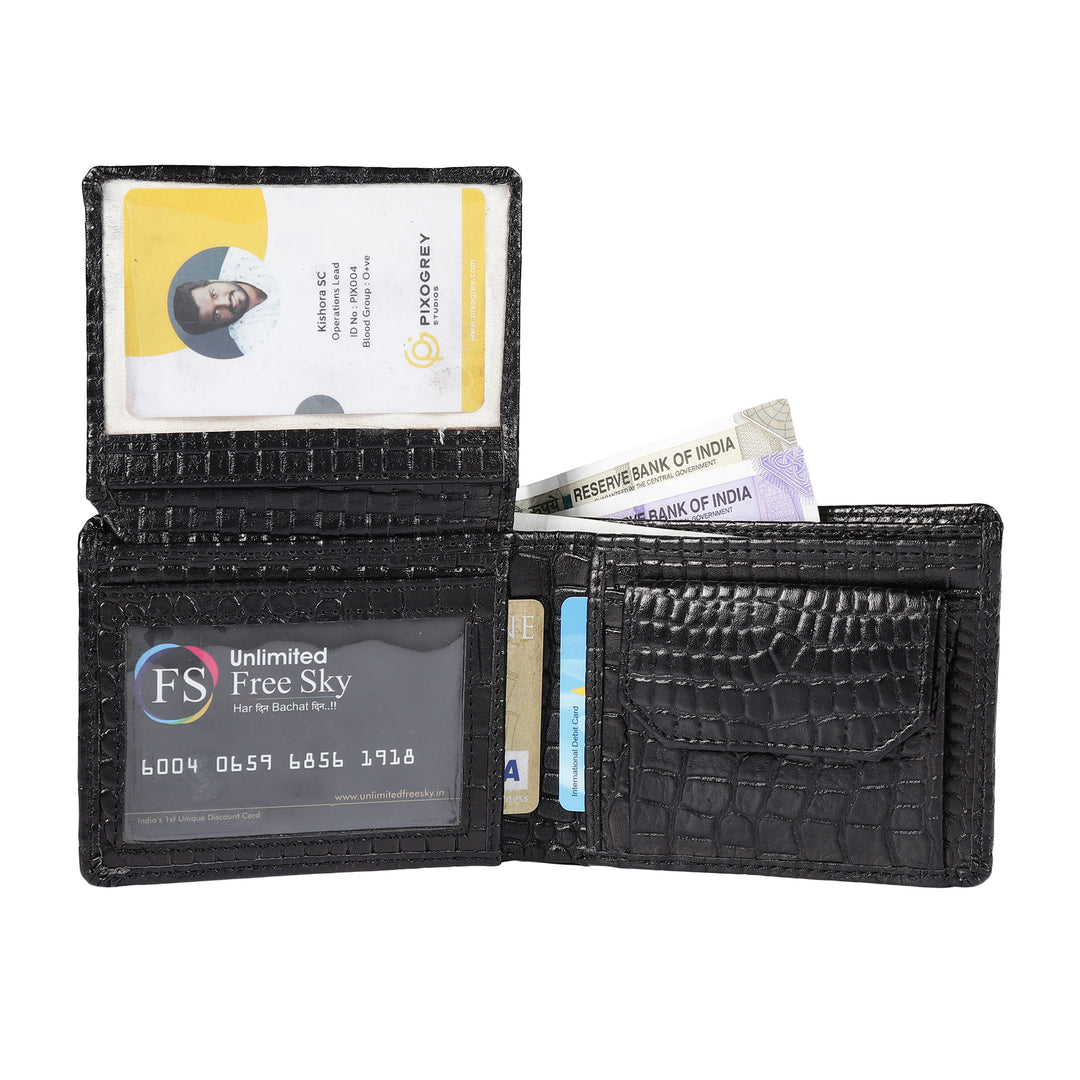 Buy Stylish Wallet For Men (Black)- By Rodzen