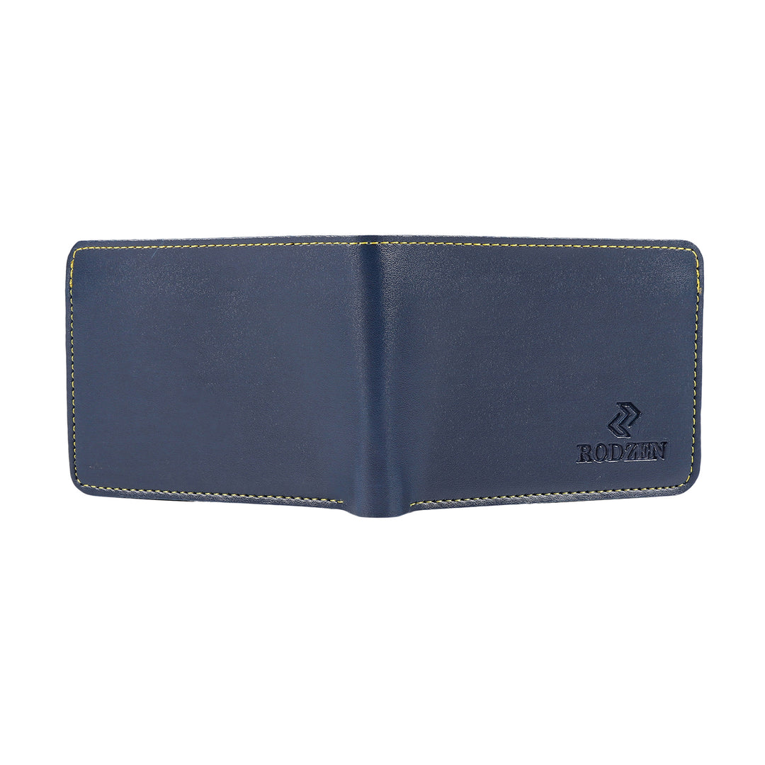 Buy Stylish Wallet For Men (Blue)- By Rodzen