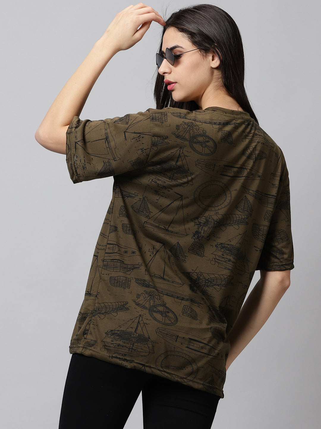 Printed Oversized T-Shirts- By Rodzen