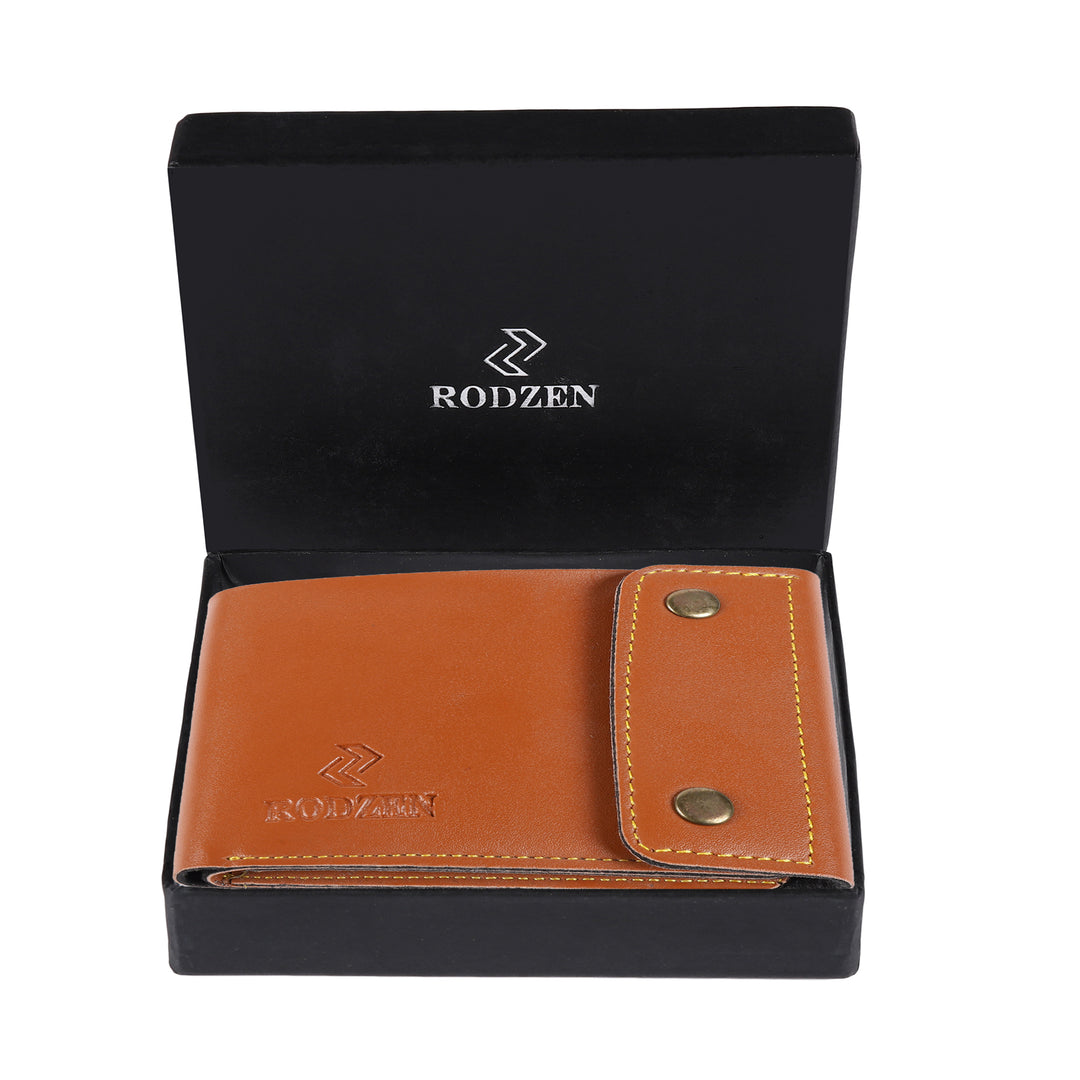 Buy Stylish Wallet For Men (Brown)- By Rodzen