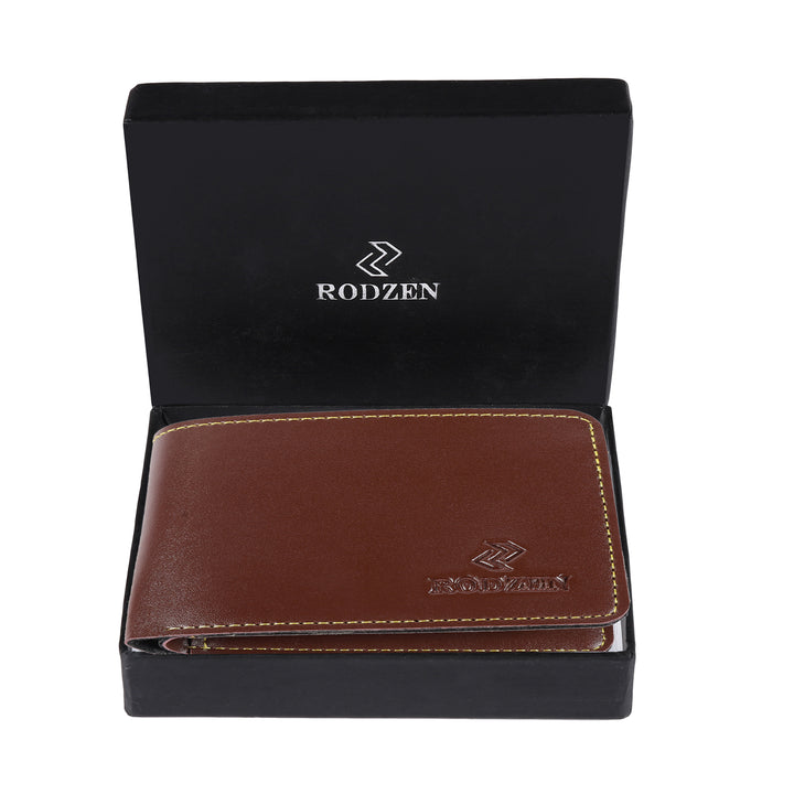 Buy Stylish Wallet For Men (Brown)- By Rodzen