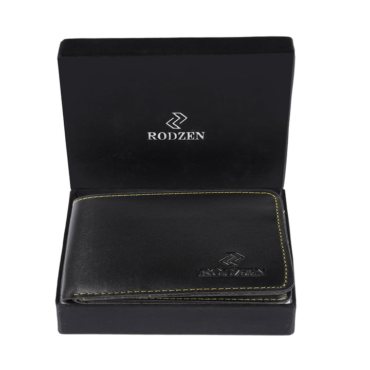 Buy Stylish Wallet For Men (Black)- By Rodzen