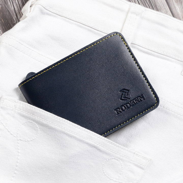 Buy Stylish Wallet For Men (Blue)- By Rodzen