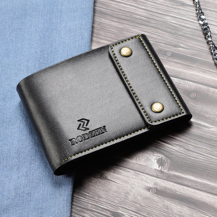 Buy Stylish Wallet For Men (Black)- By Rodzen