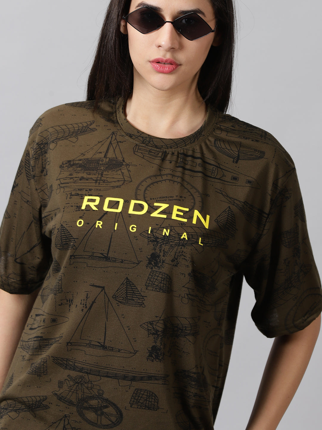 Printed Oversized T-Shirts- By Rodzen