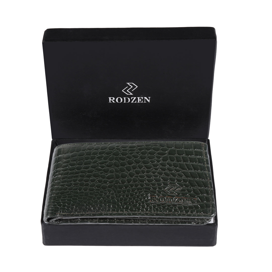 Buy Stylish Wallet For Men (Green)- By Rodzen