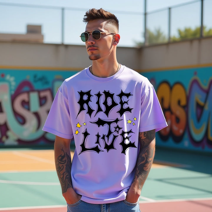 Ride And Live Oversized T shirts