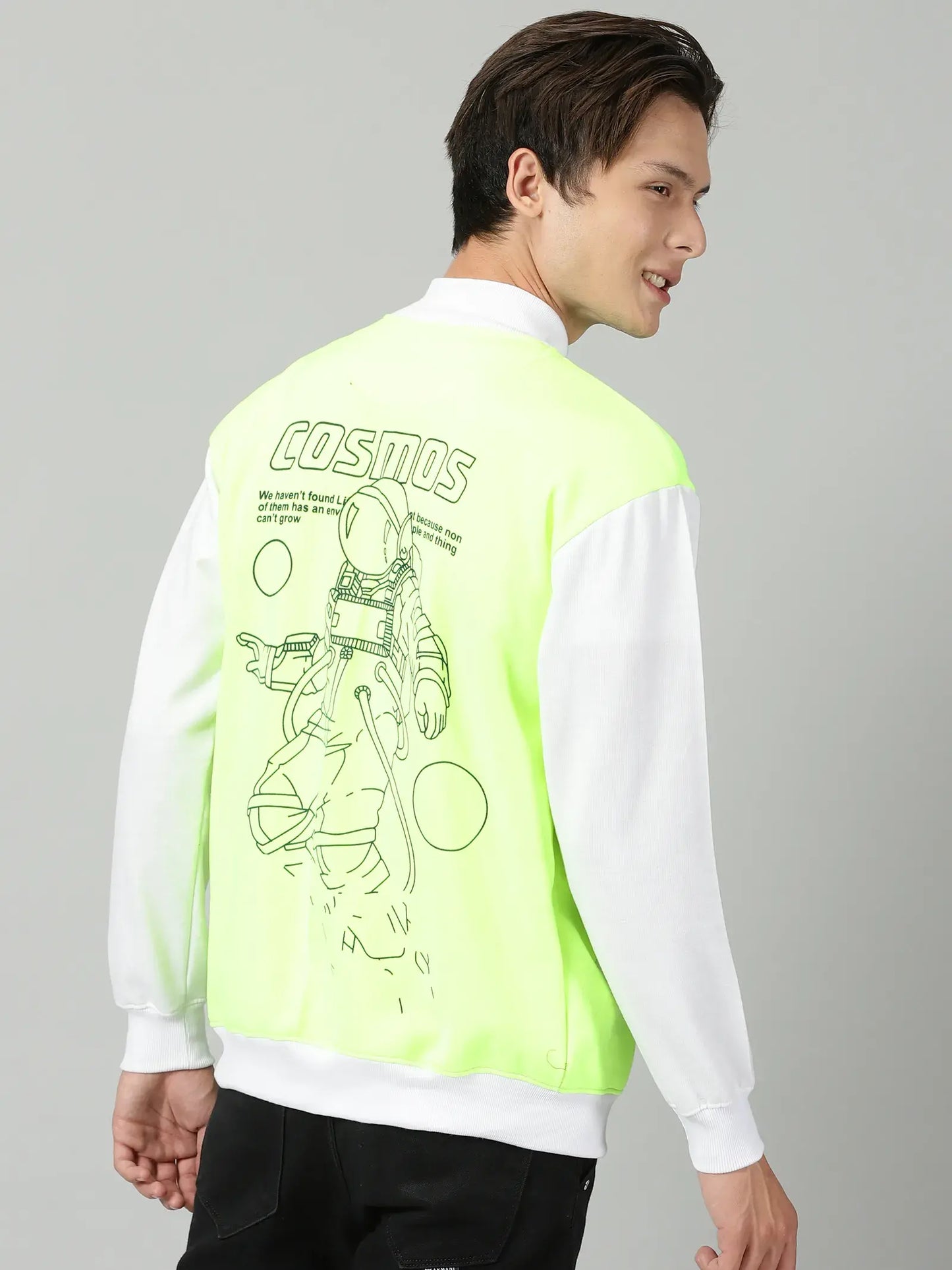 Cosmos Neon Varsity Jacket