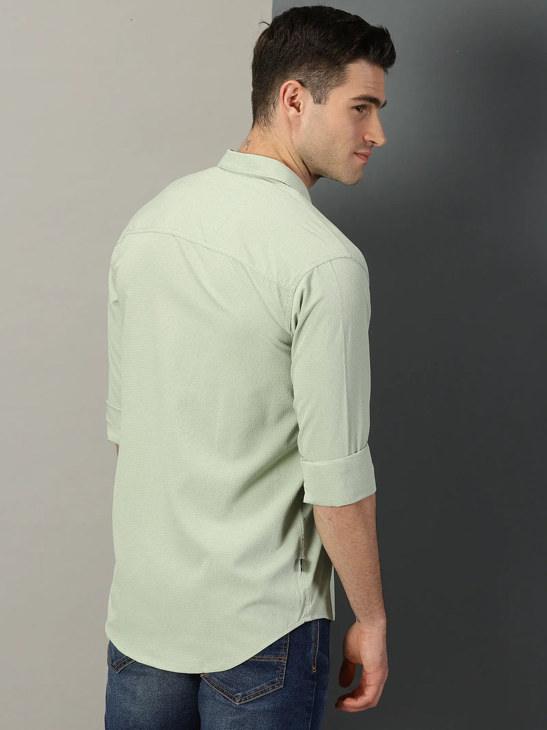 Pista Textured Full Sleeve Men's Shirt