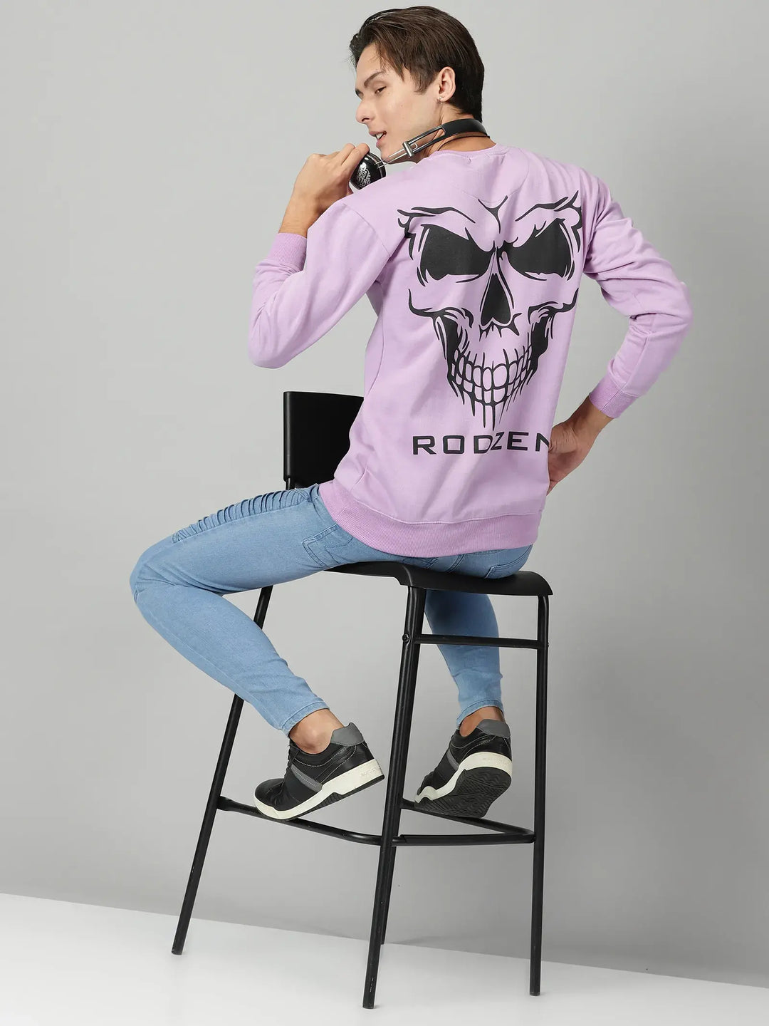 Skull Lavender Dream Sweatshirt