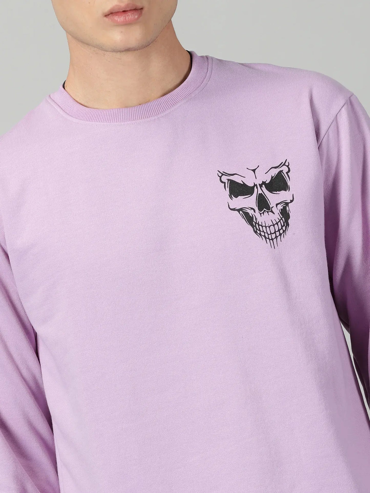 Skull Lavender Dream Sweatshirt