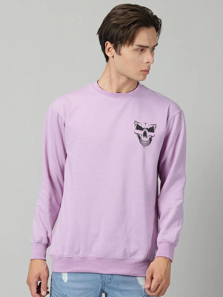 Skull Lavender Dream Sweatshirt