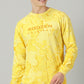 Tie-Dye Yellow Sunshine Yellow Sweatshirt
