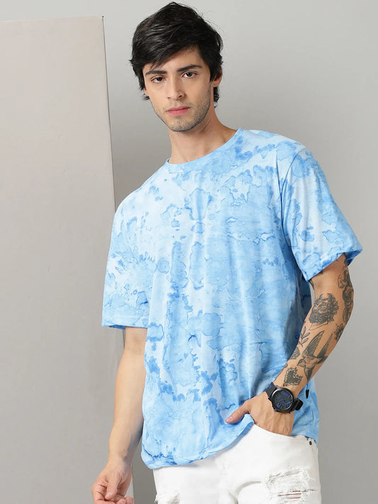 Drop Shoulder Oversized Cotton T-shirts For Men - Rodzen –