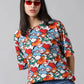 Boom Printed Multicolour   Women Oversized T-Shirt - Rodzen