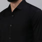 Black Plain full sleeve men's shirt - Rodzen